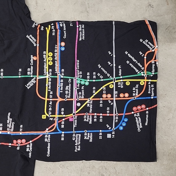 NYC Subway Graphic Tee - Picture 2 of 6